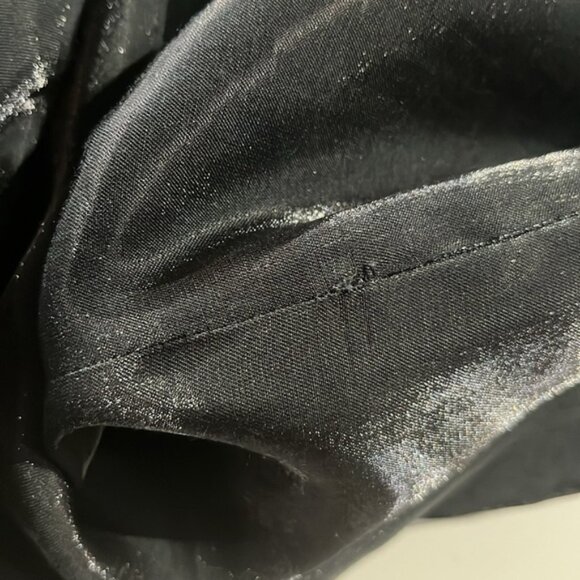 JS Collections Black Iridescent Full-Length Skirt - Picture 6 of 9